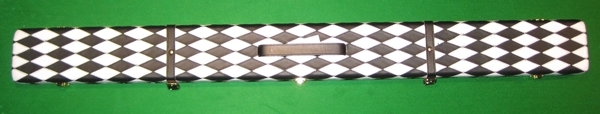 Snooker Lederkoffer 3/4 Diamanten sw/ws
