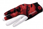 Billard Handschuh Poison Camo 3 sw/rt Größe L/XL